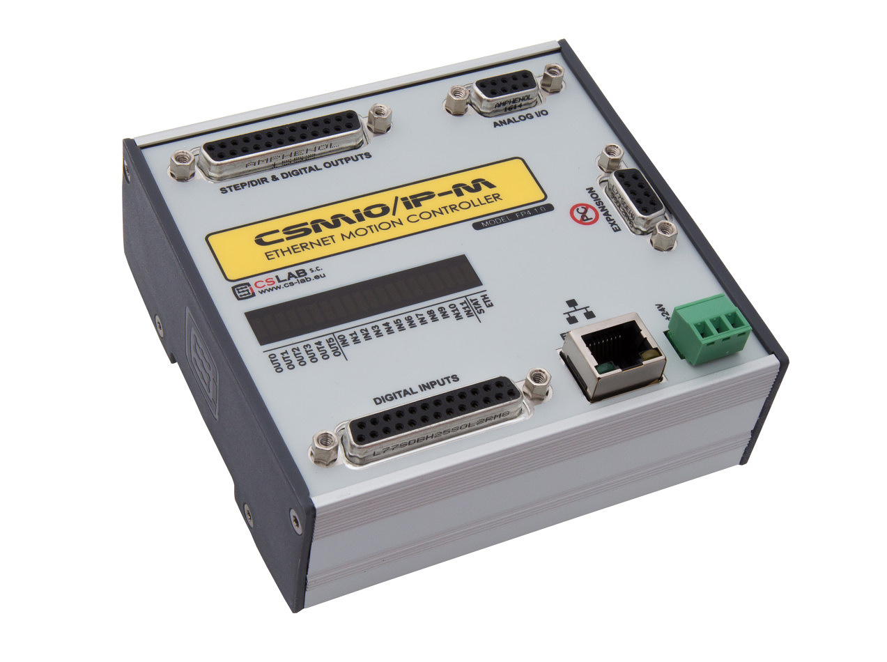 CSMIO/IP-M | 4-axis Motion Controller (STEP/DIR), Ethernet