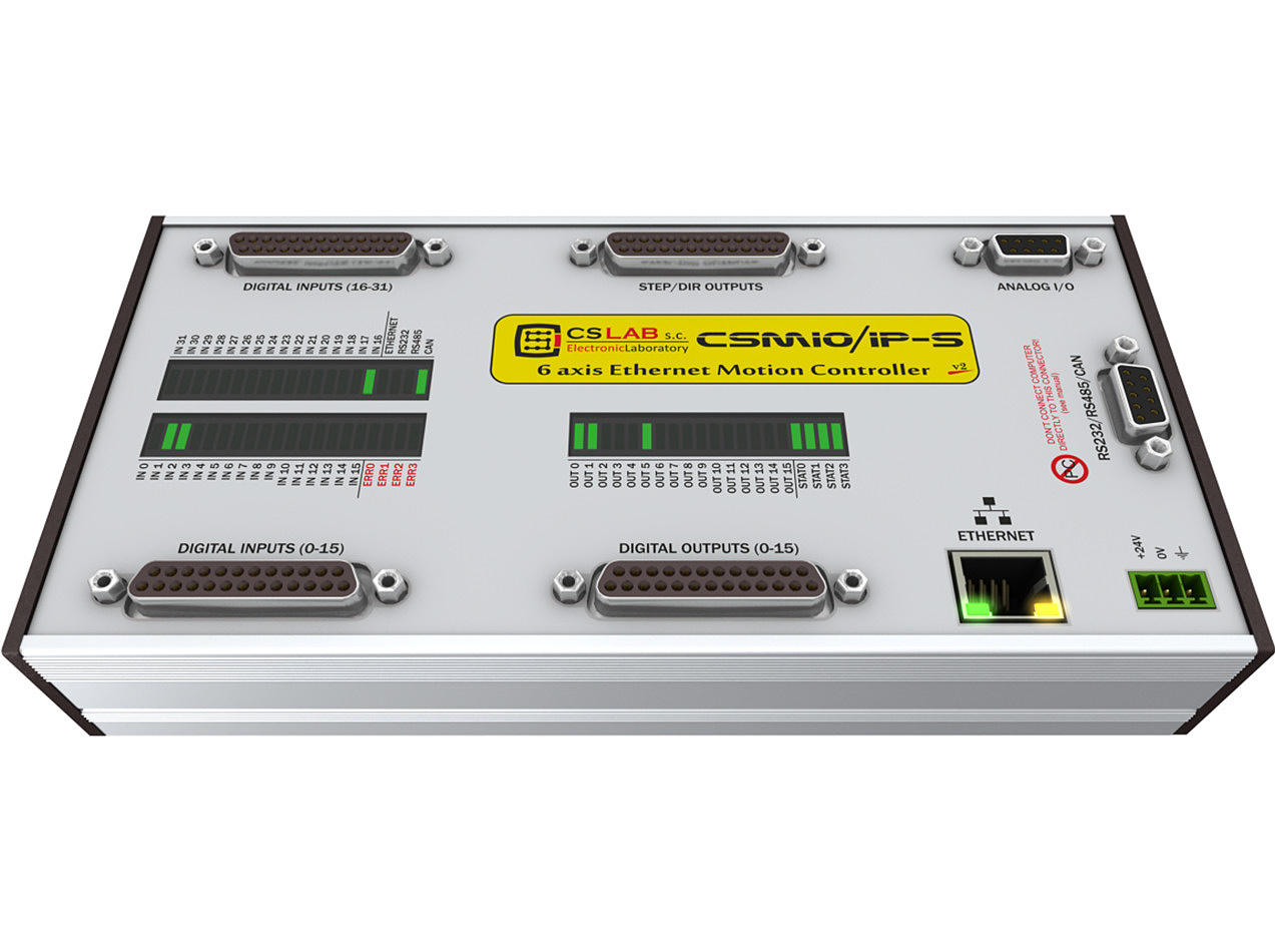 CSMIO/IP-S | 6-axis Motion Controller   (STEP/DIR), Ethernet
