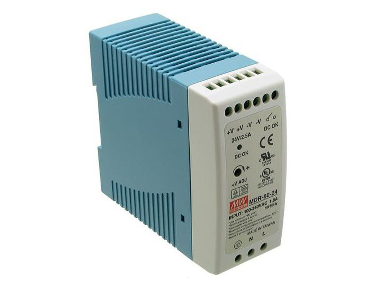 DIN rail Power Supply 24V/2,5A by MeanWell